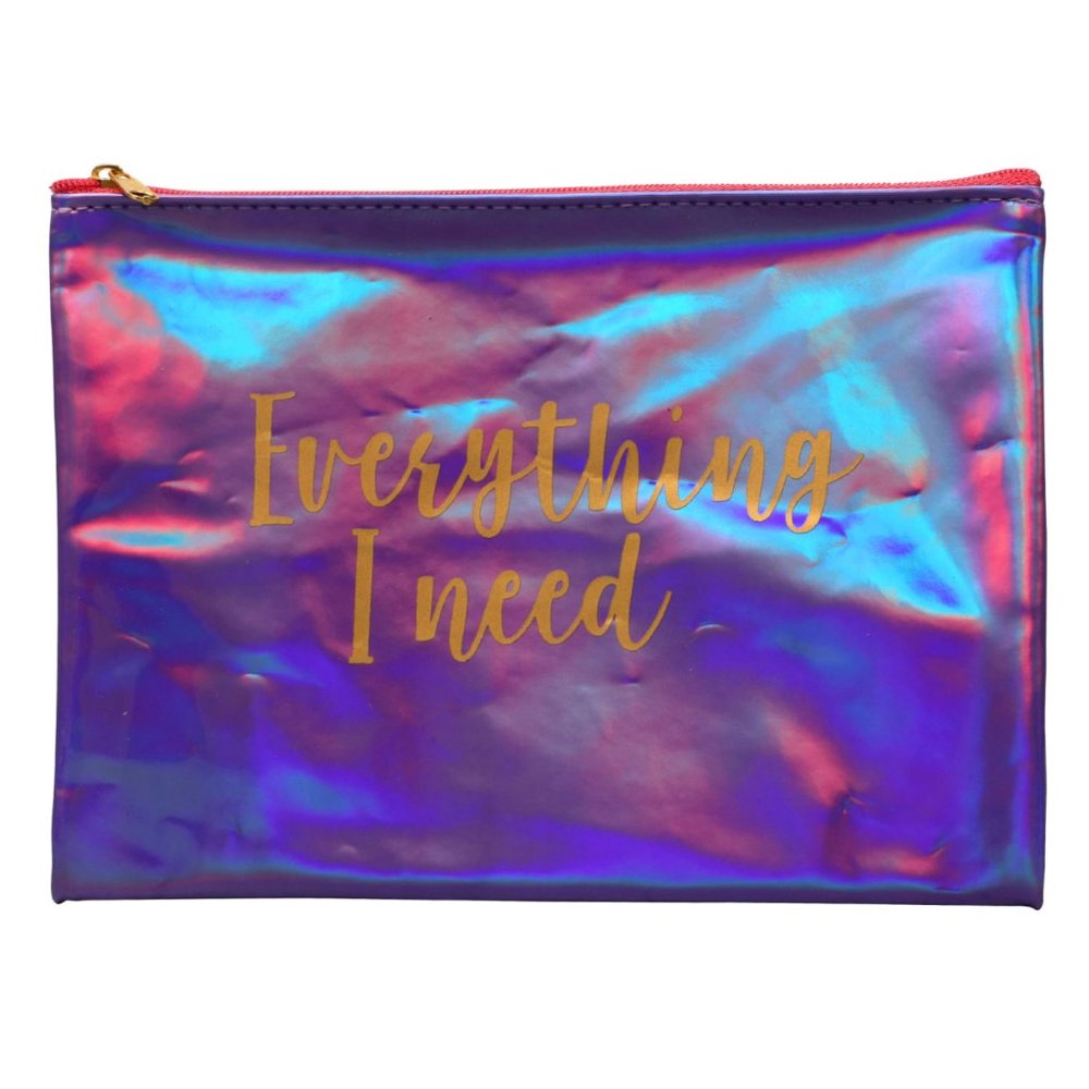 5/$25 Fabulous Cosmic Iridescent Makeup Bags NWT (3pc) - Picture 4 of 4